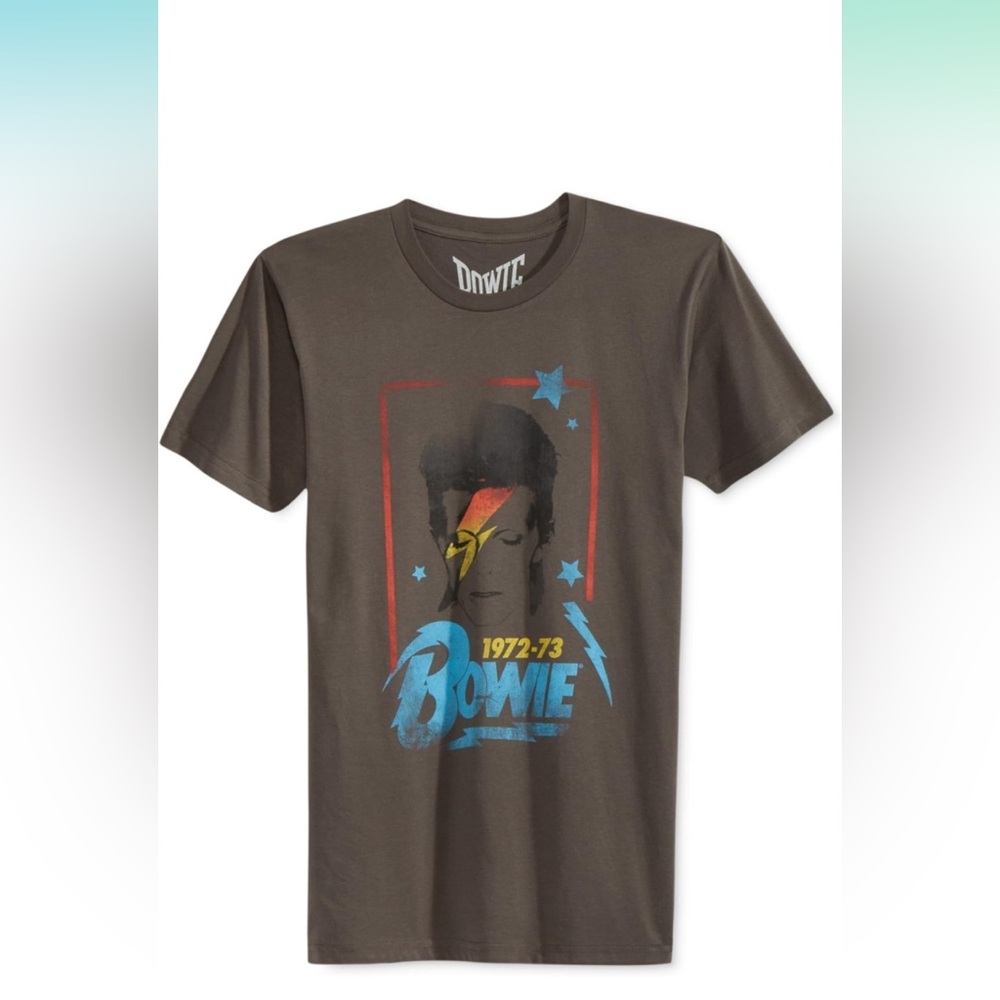 New World Men's David Bowie Graphic-Print T-Shirt